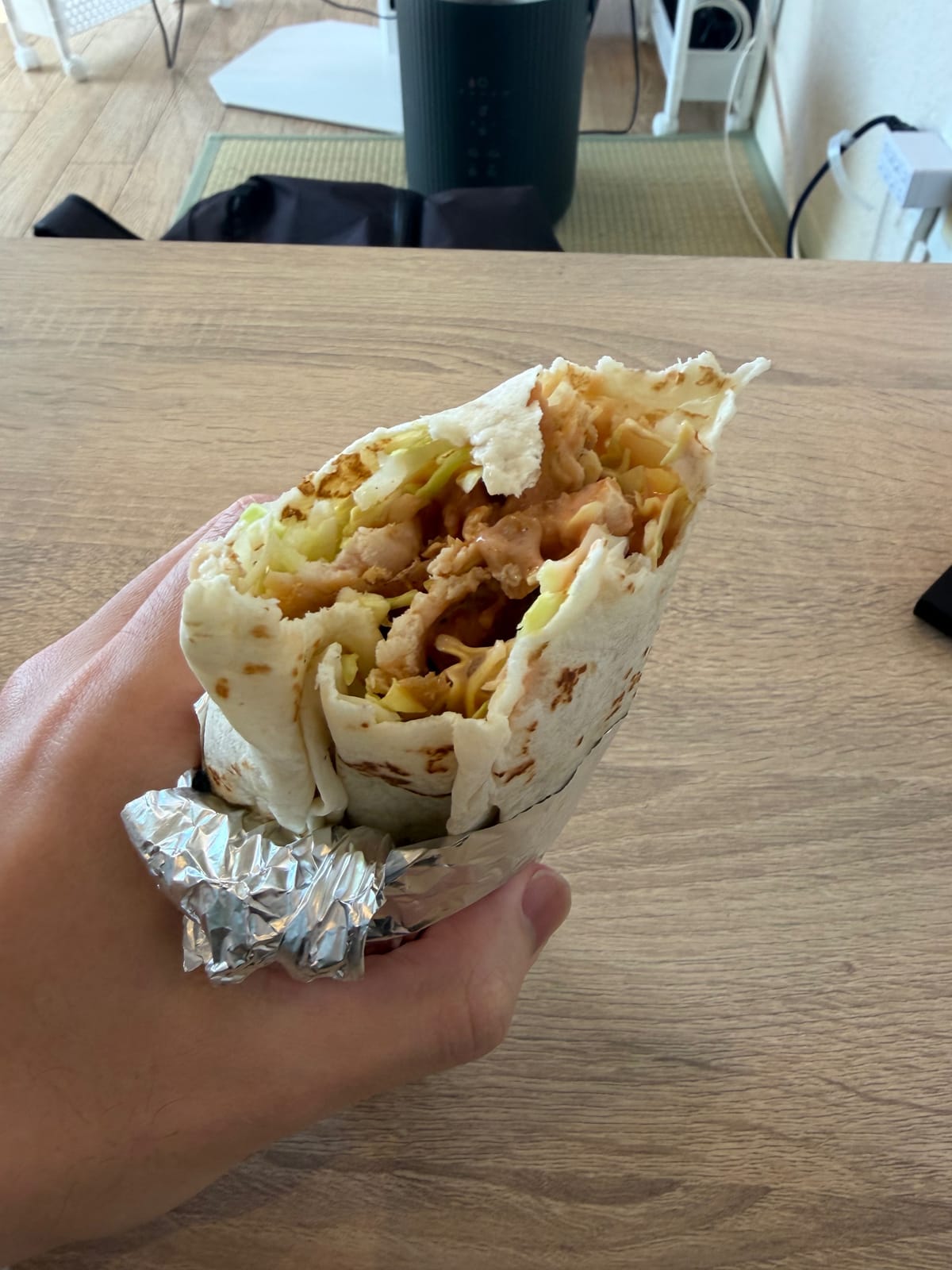 ケバブラップ美味しい